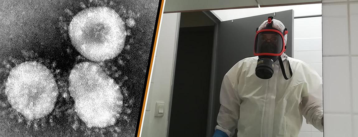 Désinfection Coronavirus, immeuble, hall d' entrée, Vaucluse Désinfection Coronavirus, immeuble, hall d' entrée, Vaucluse